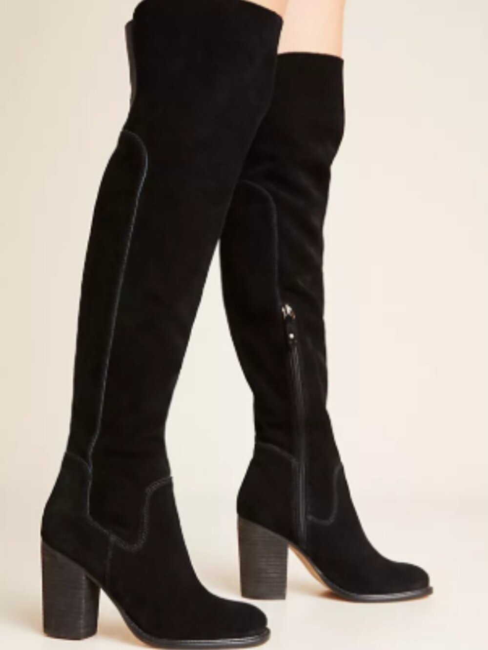 Kelsi Dagger Logan Wide Calf Over-The-Knee Boots Black